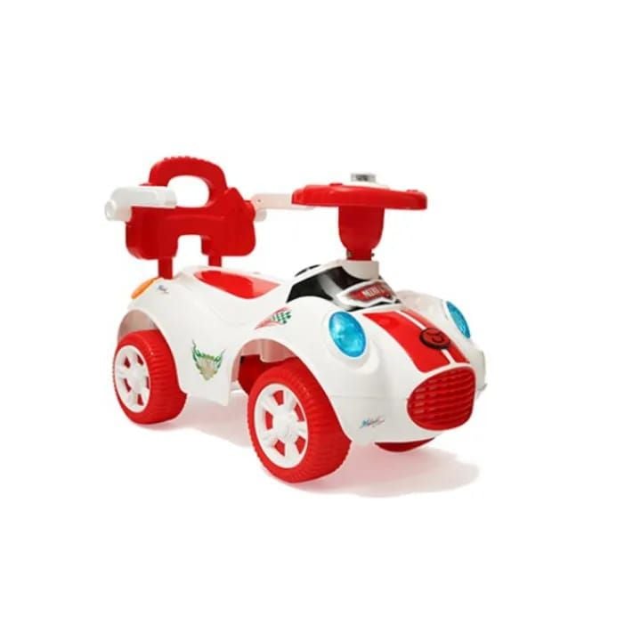 New Mini Cooper 4 Wheel Pink Ride On Push Car For Kids