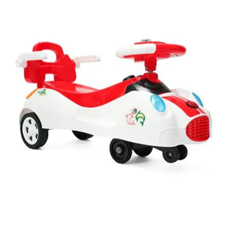 New Dolphin Ride Kids Push Car With Back Support , Baby Swing Car/Twister Fun Play For Toddlers Comes With Flashing Light & Melody