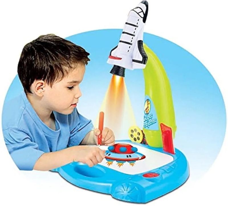 3 in 1 Kids Drawing Projector - Table Lamp, Projector, Painting