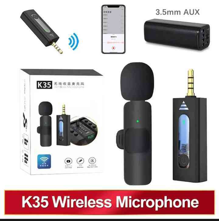 K35Wireless Microphone ডাবল মাইক্রোফোন