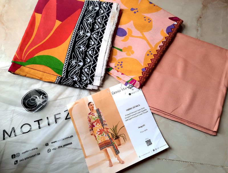 3 Piece Printed Linen Dress 5