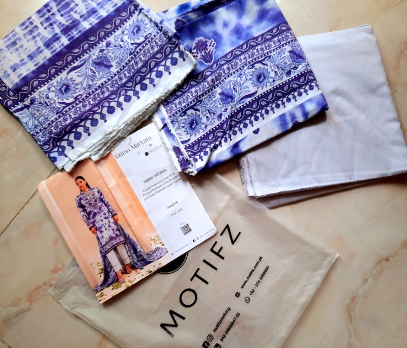 3 Piece Printed Linen Dress 9