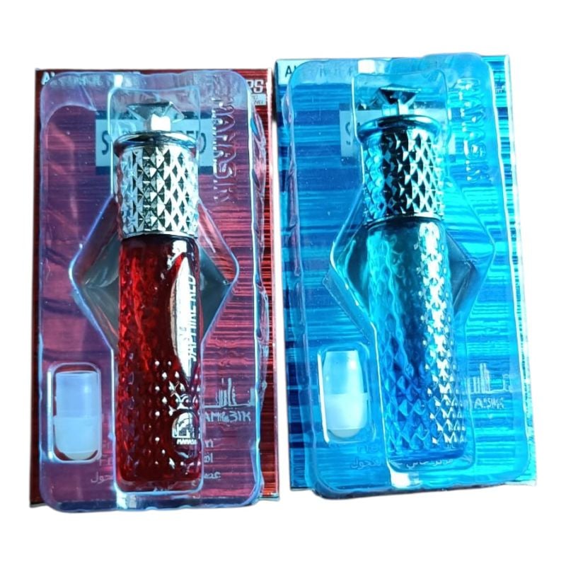 Combo Pack – Red Sapphire Attar + Blue Sapphire Attar (Alcohol Free Roll On Perfume, 6ml Each)