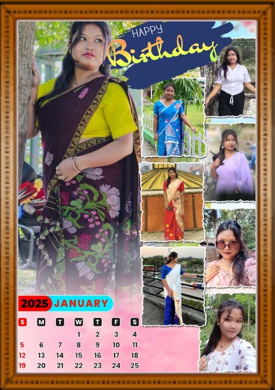 Happy Barday Unick Photo Fram