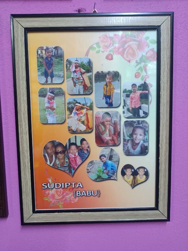 A4 barday photo fram with castom photo