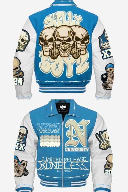 Skelly Boyz Varsity Jacket