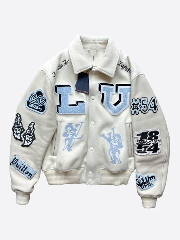 LV Patch Varsity Jacket