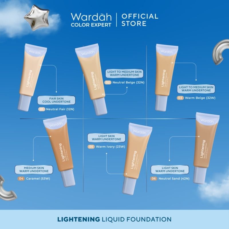 Wardah Lightening Liquid Foundation 6 ml (Pre-Order)