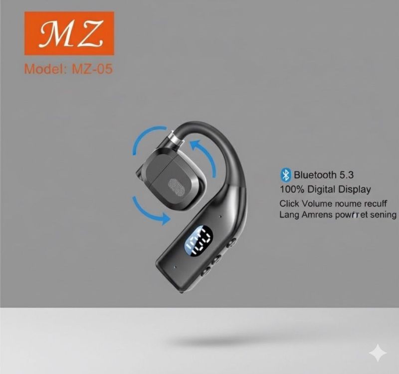 MZ-05 Bone Conduction Bluetooth Earpiece