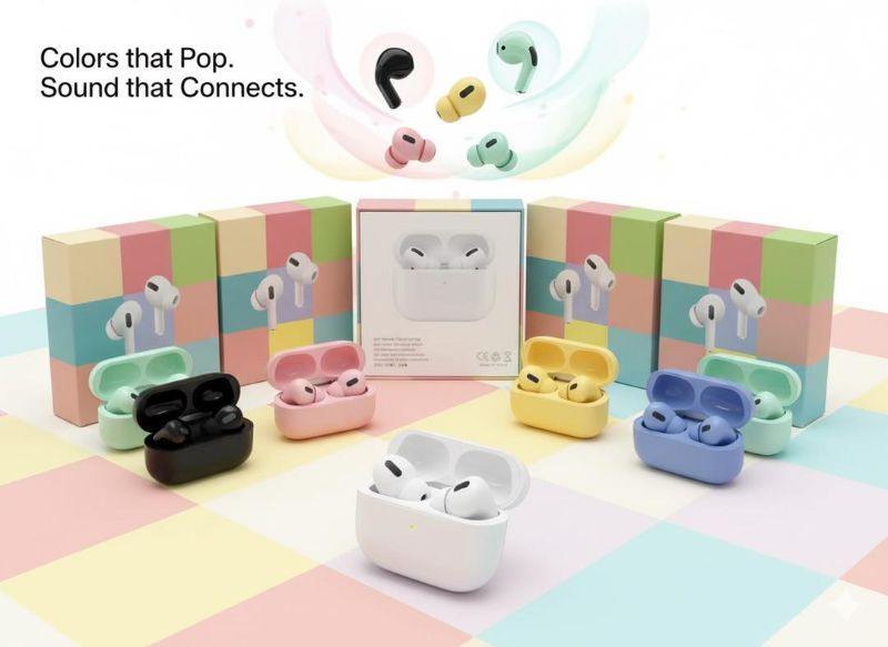 Vibrant Pop Wireless Earbuds