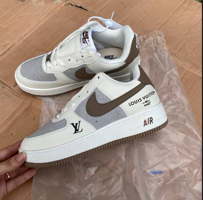 Nike Air Force 1 LV Kem Đế Nâu