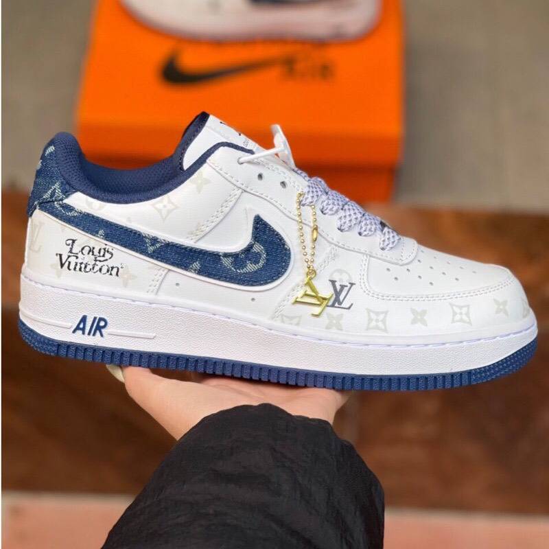 Nike Air Force 1  LV Denim Xanh