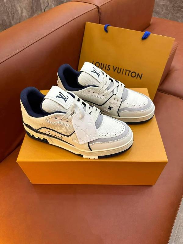 Louis Vuitton Trainer 54 (Đen, Trắng, Xanh,Đỏ)