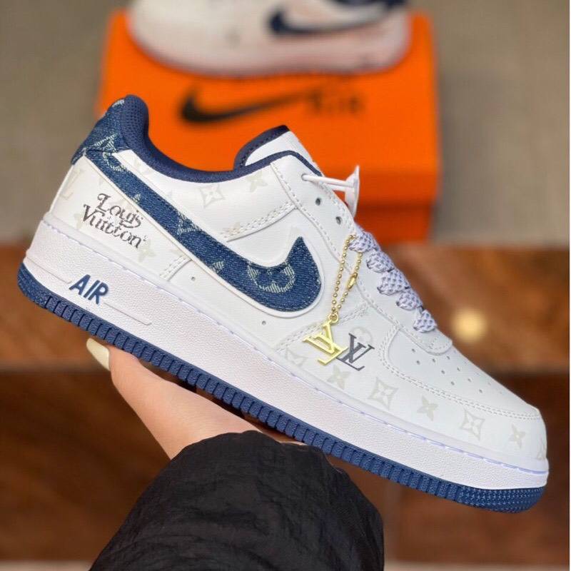 Nike Air Force 1  LV Denim Xanh