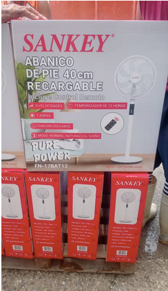 💥VENTILADOR RECARGABLE 16" SANKEY