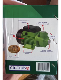 BOMBA DE AGUA PERIFÉRICA TURBO 1/2 HP (TR-65)