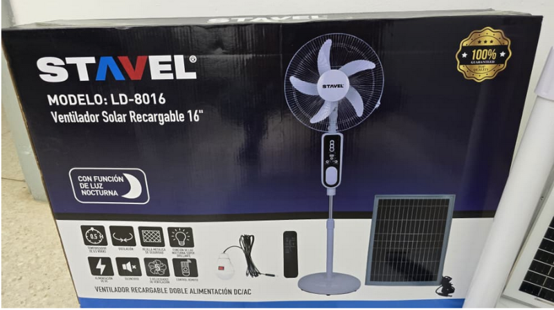 💥 Ventilador recargable STAVEL
