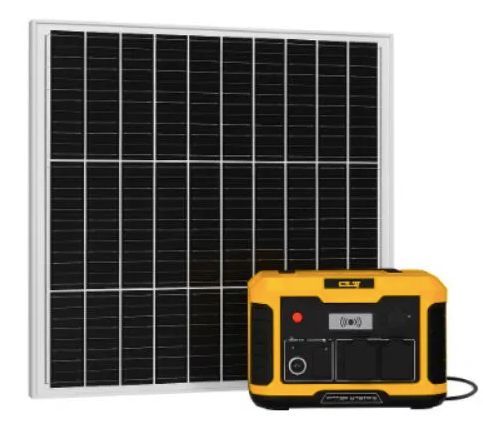 BANCO/ESTACIÓN DE CARGA 1000W + PANEL SOLAR 225W