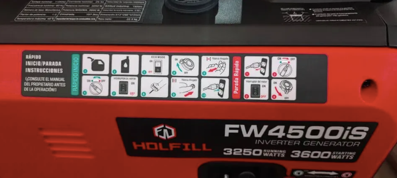 PLANTA ELÉCTRICA INVERTER HOLLFILL 3250W / 3600W