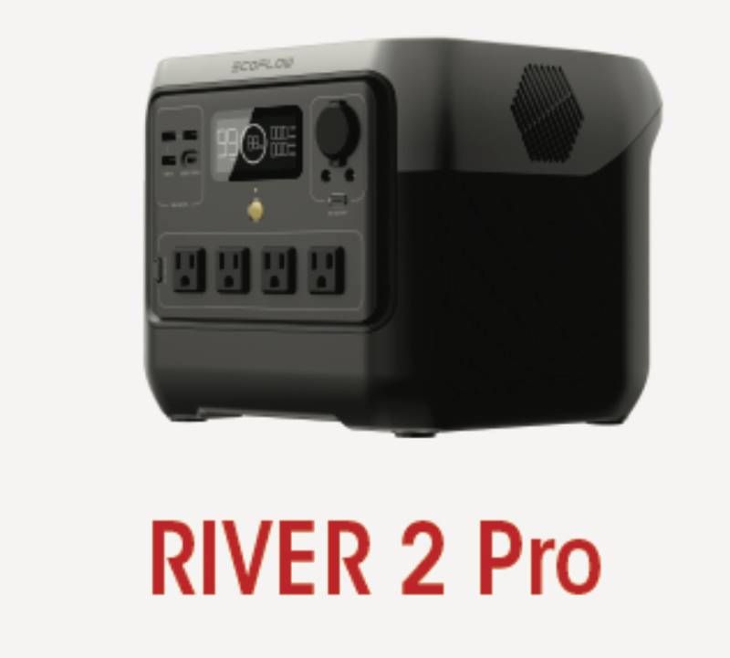 📦 *Estación portátil 800W RIVER 2 Pro*