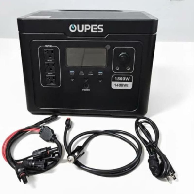 📦 *Estación Portátil de Energía OUPES - 1500W / 1488Wh*