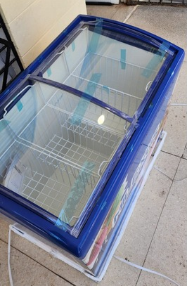 NEVERA EXHIBIDORA HORIZONTAL 12 PIES