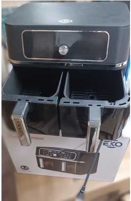 📦 *Freidora de aire doble  EKO - 8.4L*