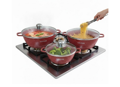 SET DE CAZUELAS DE INDUCCIÓN MARWA