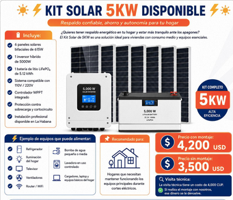 ☀️⚡ KIT SOLAR 5KW ⚡☀️