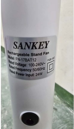 💥VENTILADOR RECARGABLE 16" SANKEY