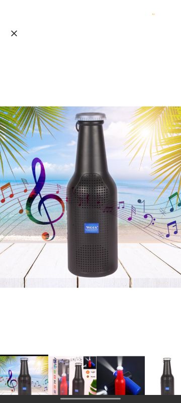 Bottle Shape Bluetooth Speaker And Weatherproof Enhanced Wireless USB Rechargeable Calling / FM / AUX / USB / SD Card Support Portable Bluetooth Speaker with Rich Deep Bass Bluetooth speaker
