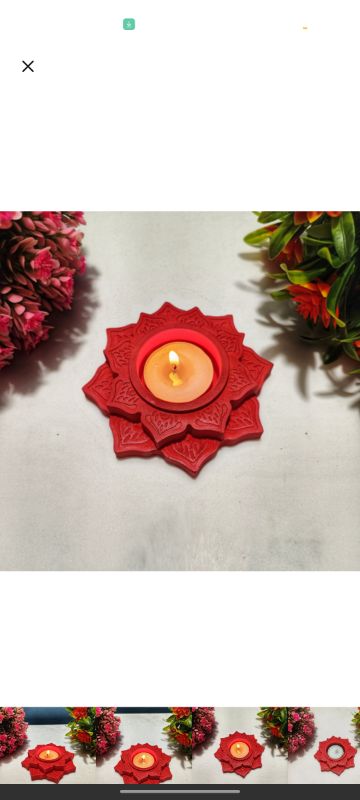 The Handmade Flower Diya