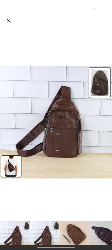 Waterproof Anti Theft Cross-body fanny pack waist bag, Shoulder Bags Chest Men Casual fashion USB Charging earphone hook Sling Travel Bag (1 Pc) USB CHARGING PORT &