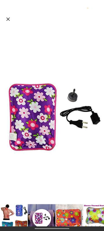 Electric Pain Relief Hot Water Bag This makes it the best portable rechargeable heating pad with no smell and no side effects