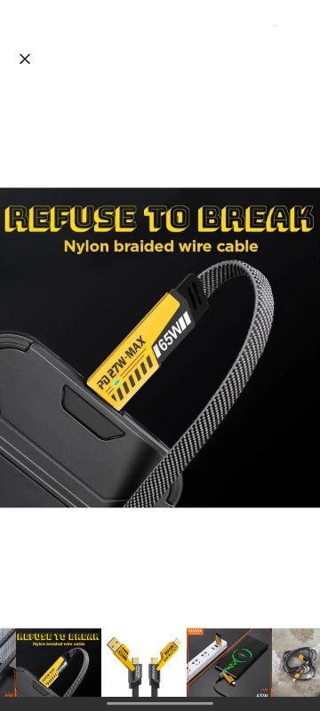 4 in 1 Fast Charging Cable With Multiport