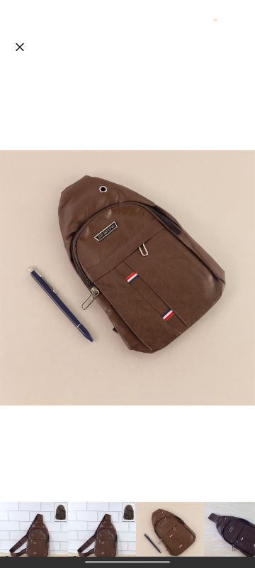 Waterproof Anti Theft Cross-body fanny pack waist bag, Shoulder Bags Chest Men Casual fashion USB Charging earphone hook Sling Travel Bag (1 Pc) USB CHARGING PORT &