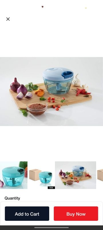 Manual Food Chopper, Compact & Powerful Hand Held Vegetable Chopper/Blender This versatile tool makes quick work out of tough cutting tasks,