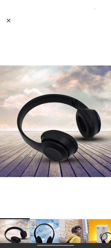 Wireless Headphone Over The Head Bluetooth Headset Foldable Headband Hands-free with Calling Function (1 Pc