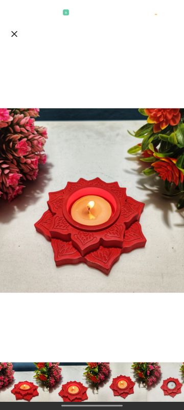 The Handmade Flower Diya