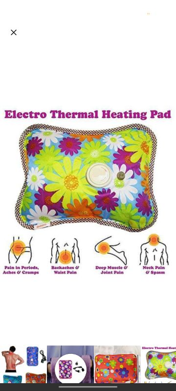 Electric Pain Relief Hot Water Bag This makes it the best portable rechargeable heating pad with no smell and no side effects