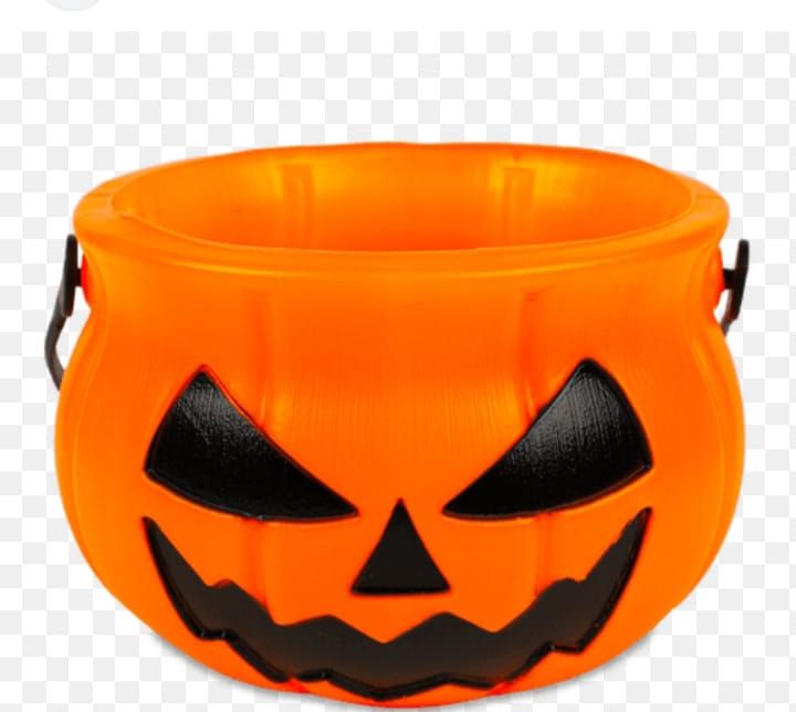 halloween bucket orange\pumpkin