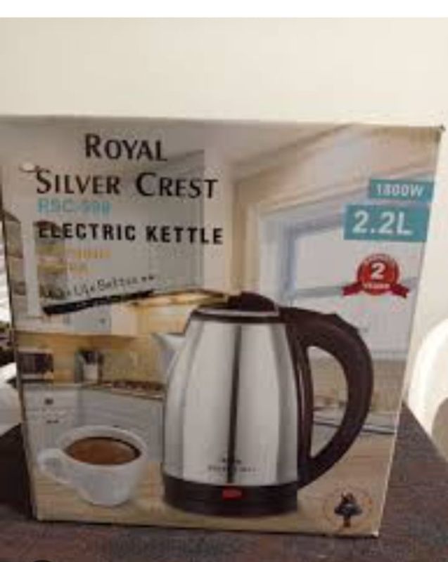 royal silver crest electric kettle