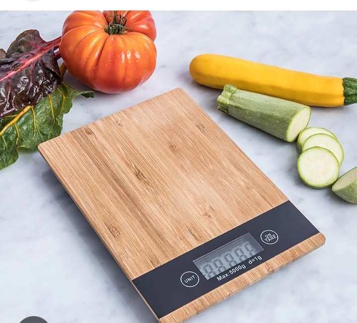 wooden digital scale