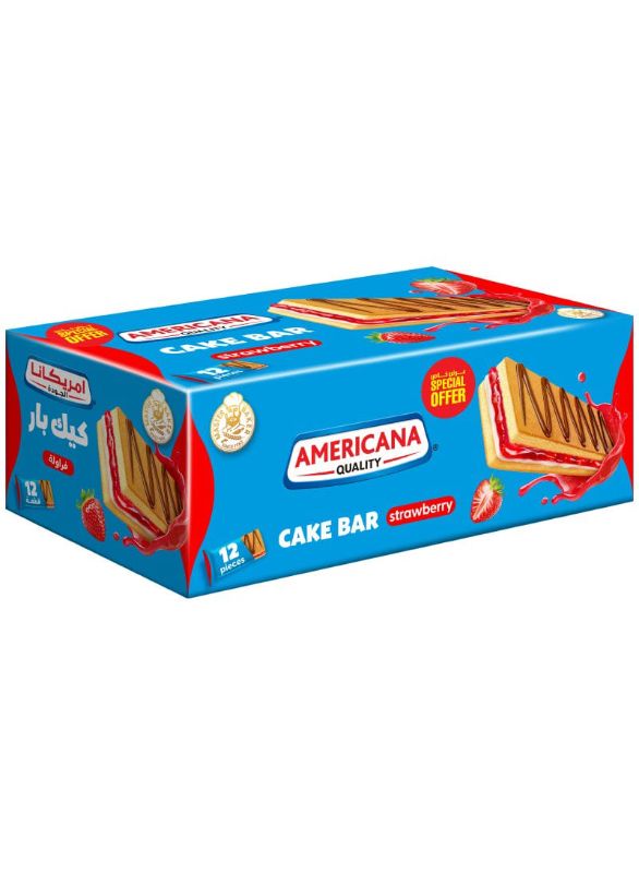 strawberry cream cake bar