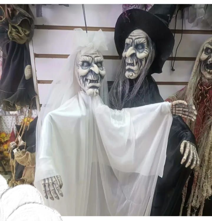 halloween ghost head prop escape