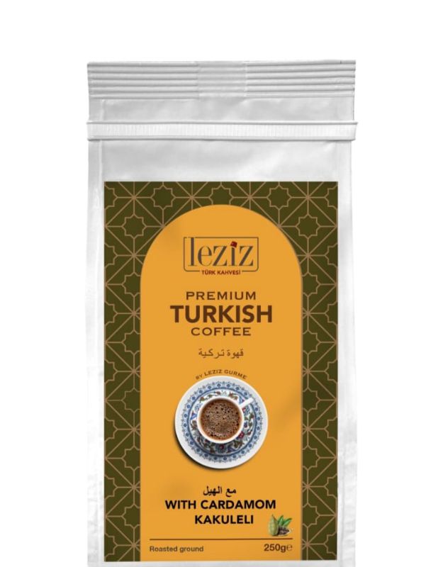 leziz turkish coffee with cardamon