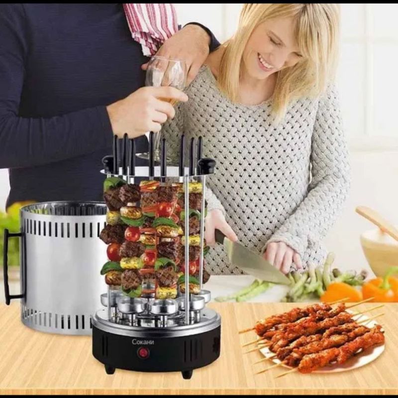 Grille électrique à brochettes