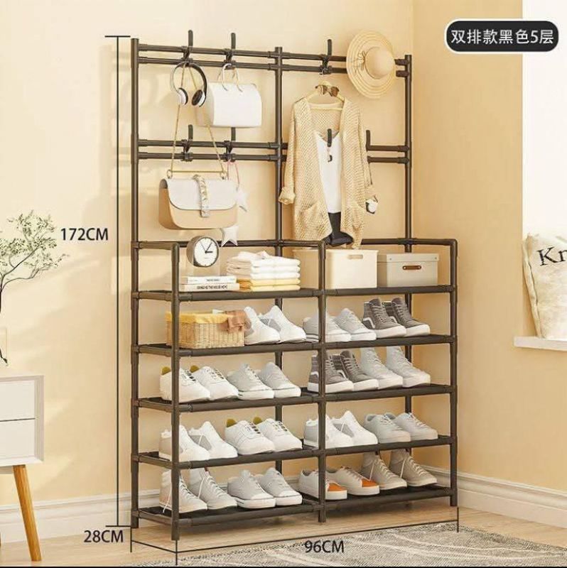 Double porte-chaussures et organisateur