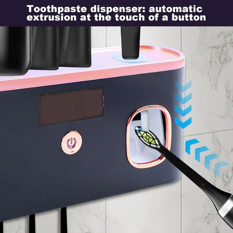 Distributeur dentifrice avec désinfectant UV