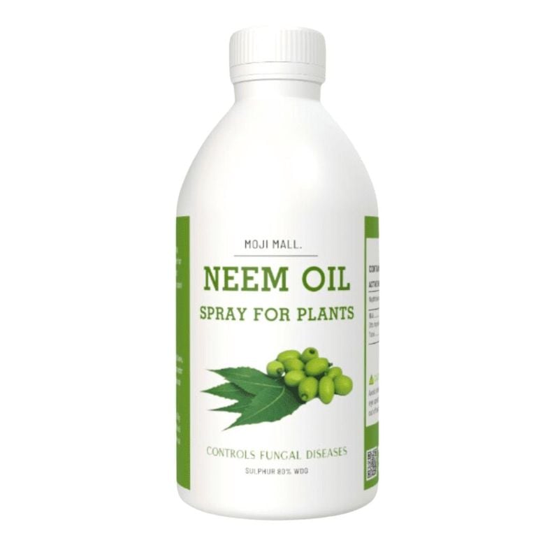 Neem Oil Spray for Plants - Miticide 3 in 1 - Pure organic for kitchen gardening